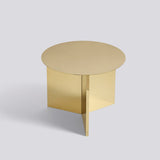 Slit runt Ø45 × H35,5 cm Sidobord Brass High gloss – mässingspläterat rostfritt stål