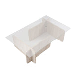Emad Soffbord Travertine