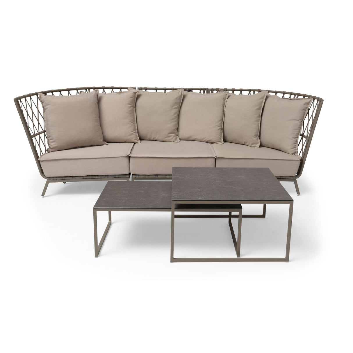 Jet Set 3-Sits Loungesoffa Beige
