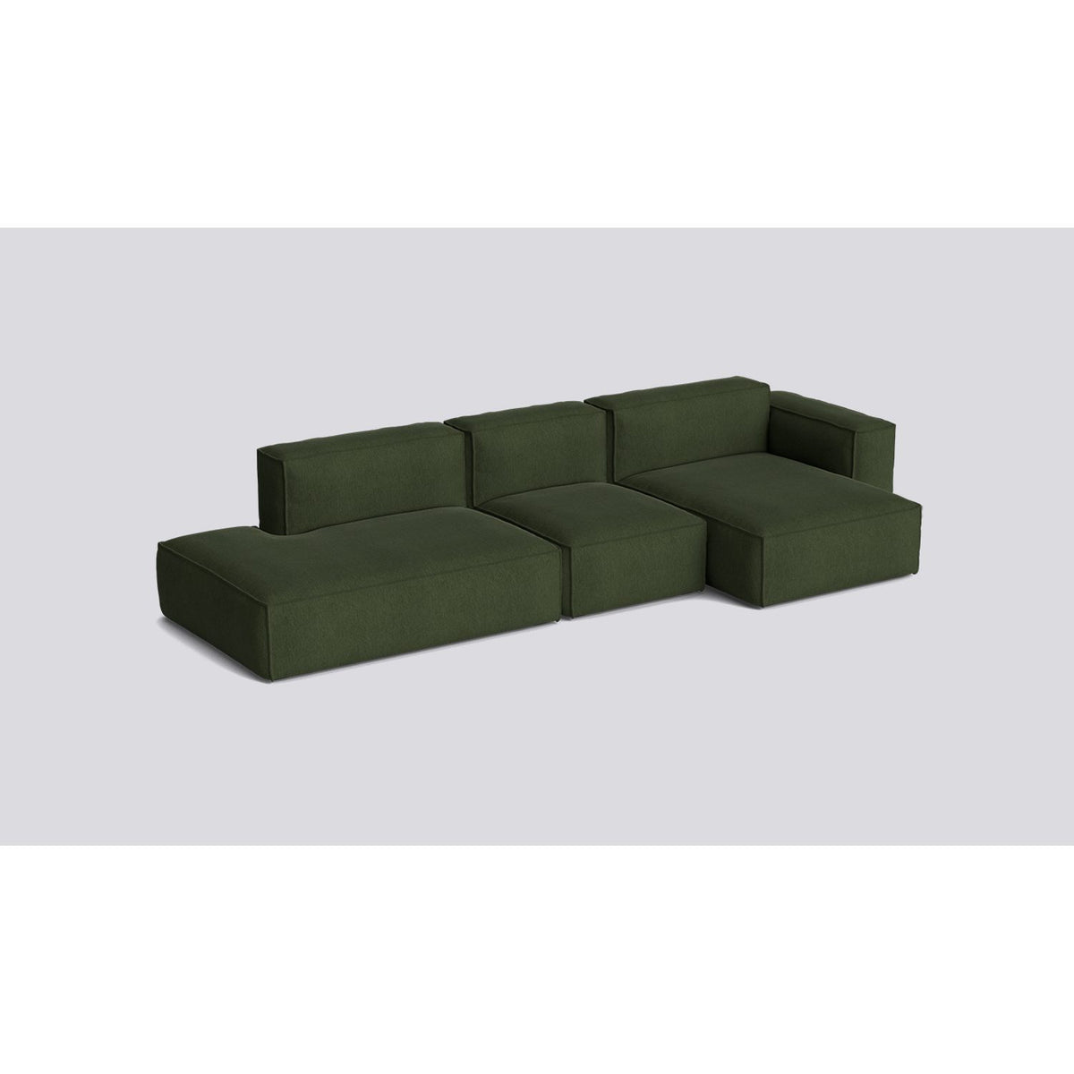 Mags Soft 3-sits, kombination 4 höger Soffa Turf Dark green, Avtagbart