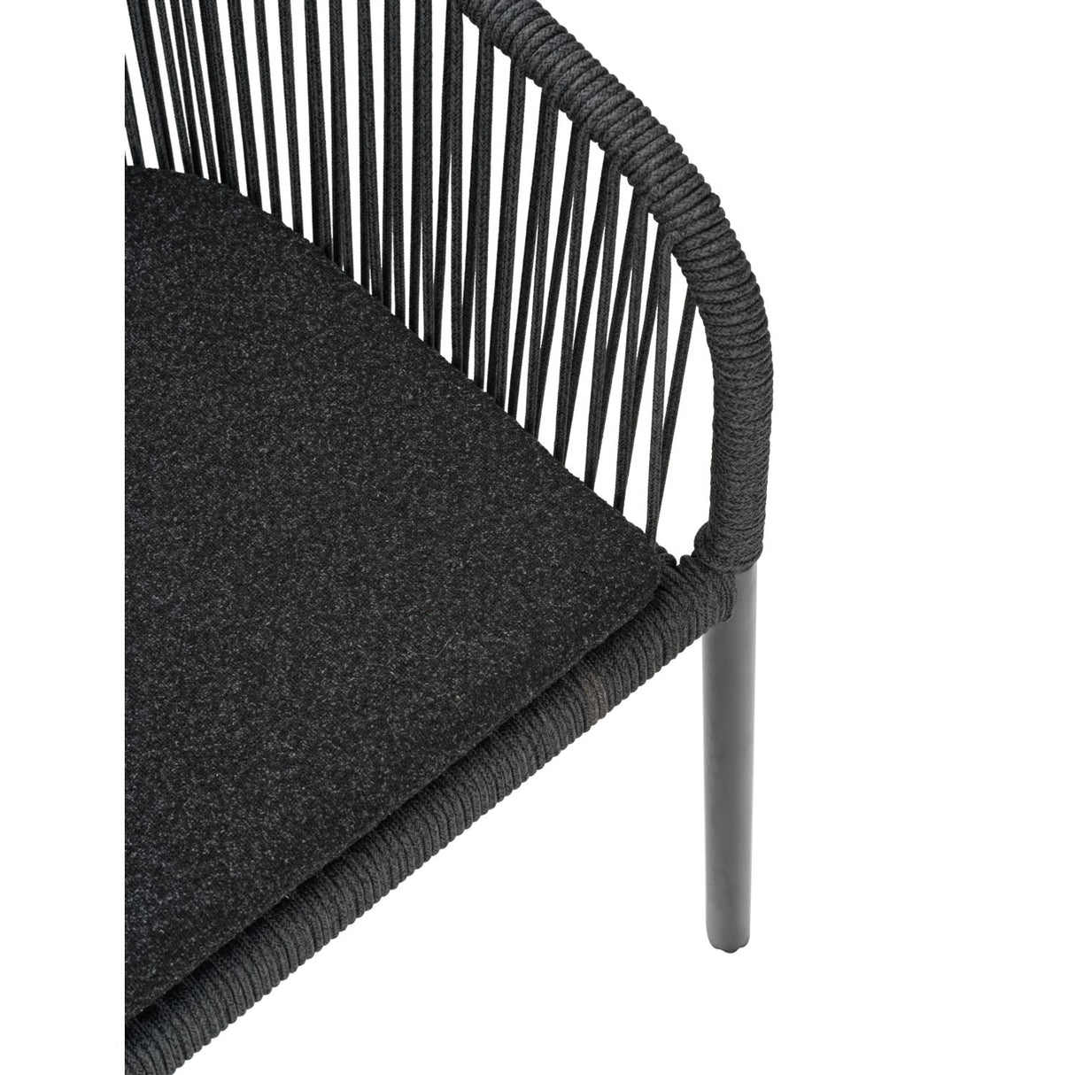 Delta Karmstol Antracit/Teddy Black Svart