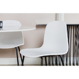 Estelle, Arctic Rund matgrupp Svart, vit, Svart, vit, ⌀106