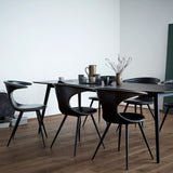 Flair Stol Vintage Black Art.Leather, Round Black