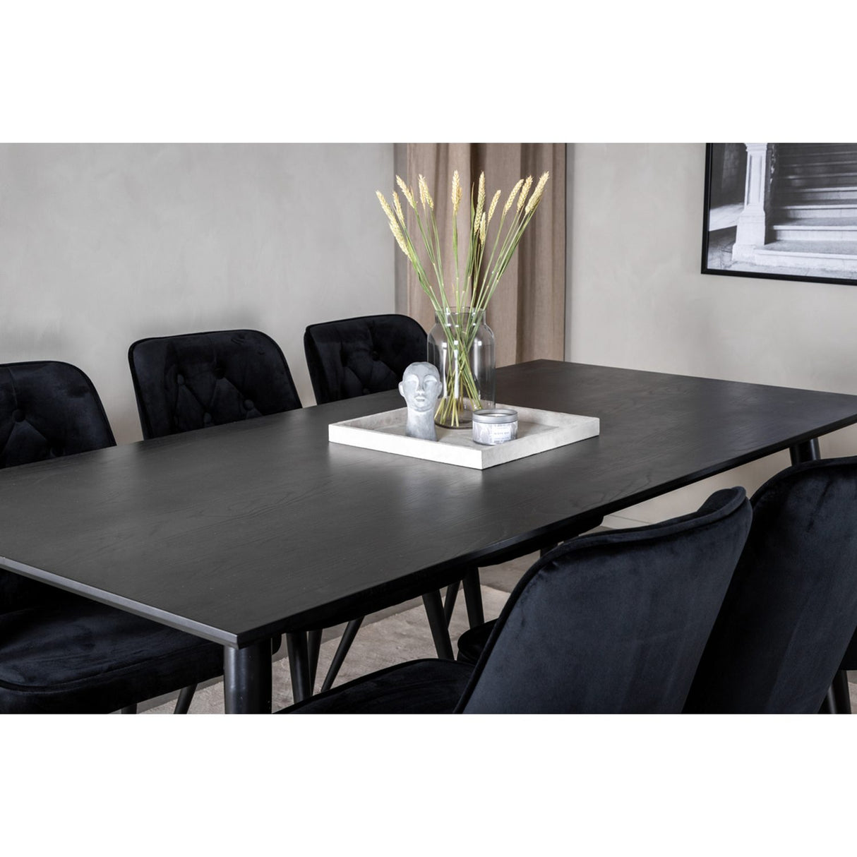 Dipp, Velvet Deluxe Rektangulär matgrupp