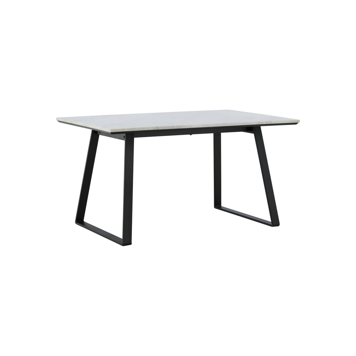Estelle Rektangulärt matbord Svart,Vit, Marmor, 140 x 90