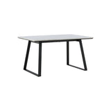 Estelle Rektangulärt matbord Svart,Vit, Marmor, 140 x 90