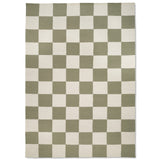 Square Matta Vit/Grön