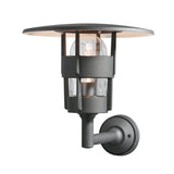 Freja E27 Mattsvart 40 cm Vägglampa Ute