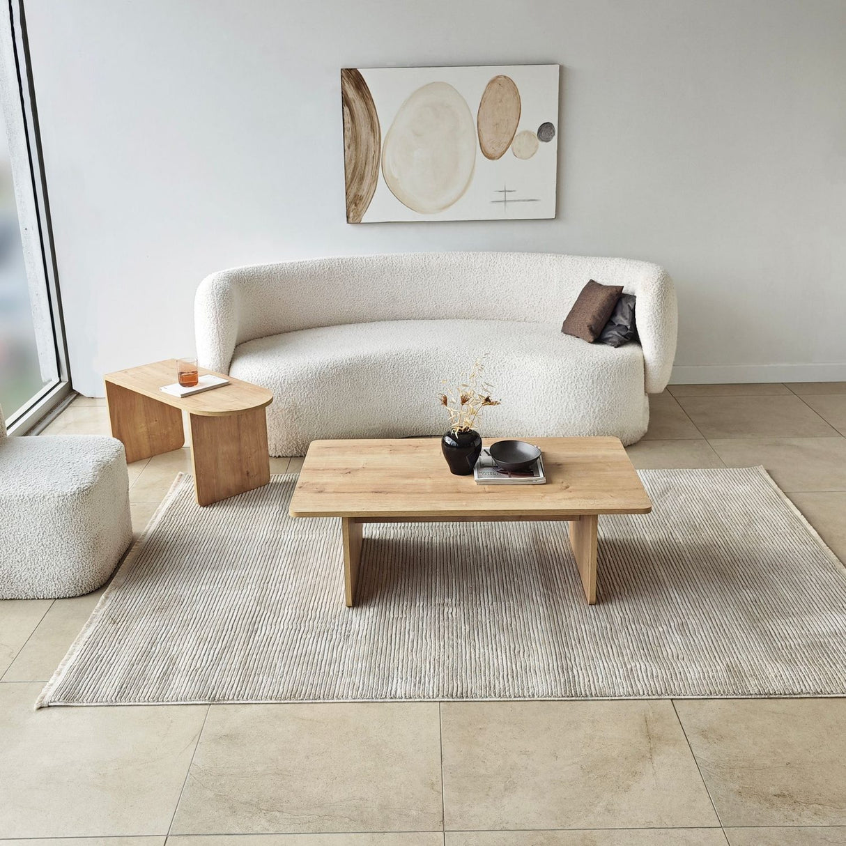 Reykjavik (82 x 40 x 33 cm) Soffbordsset Brons safirek