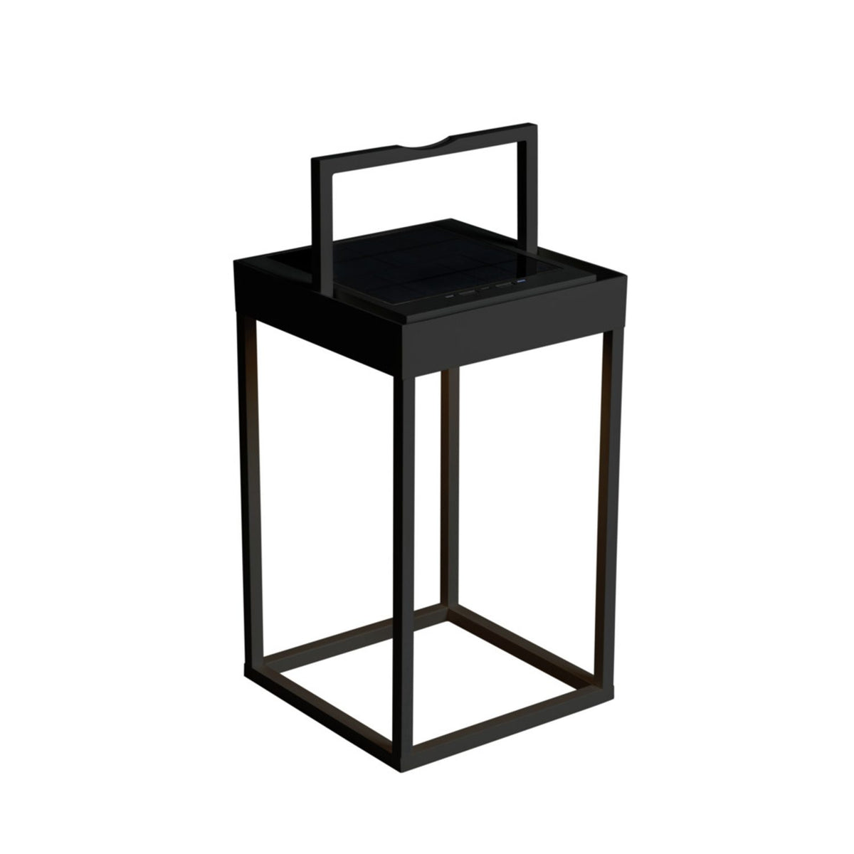 Portofino USB/Sol Lanterna Svart