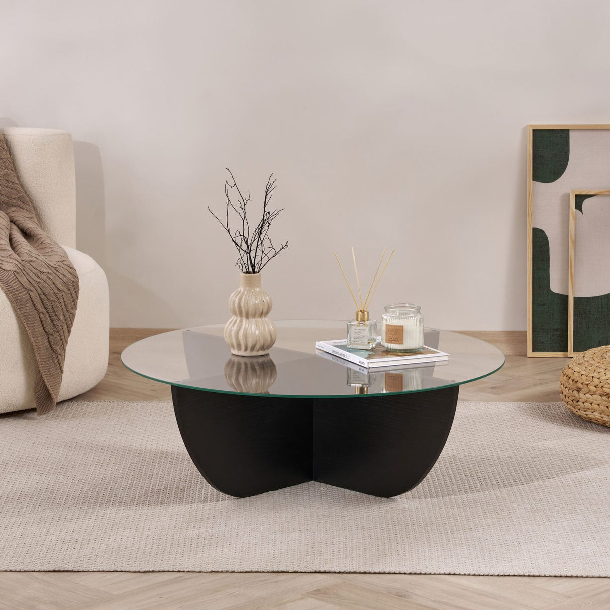Marcelo Soffbord Wood Black