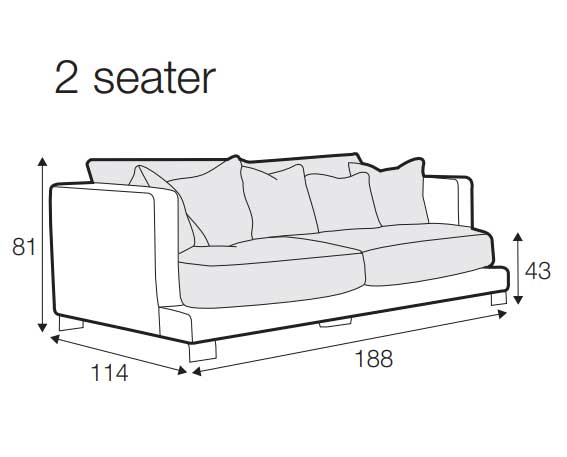 Colorado 2-sits Soffa