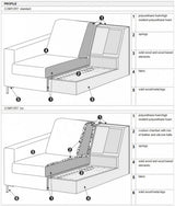 Quattro Divansoffa Set 1