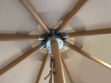 Corsica Parasoll 3m Beige/Wood