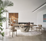 Calla Matbord 100x200 cm Pearl Beige / Wood