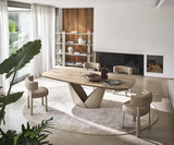 Calla Matbord 100x200 cm Pearl Beige / Wood