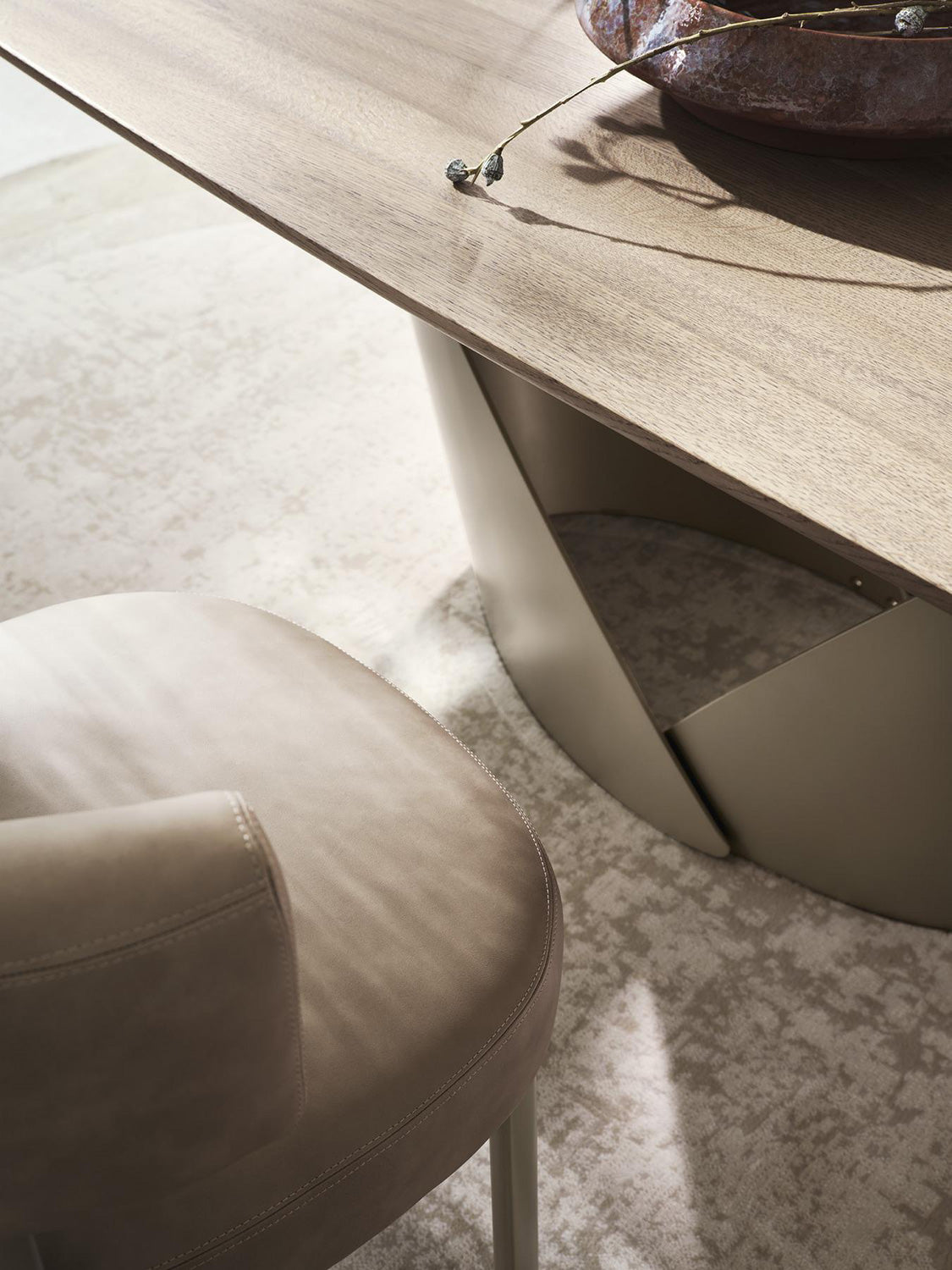 Calla Matbord 100x200 cm Pearl Beige / Wood
