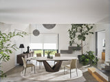 Calla Matbord 100x200-296 cm Pearl Beige / Keramik