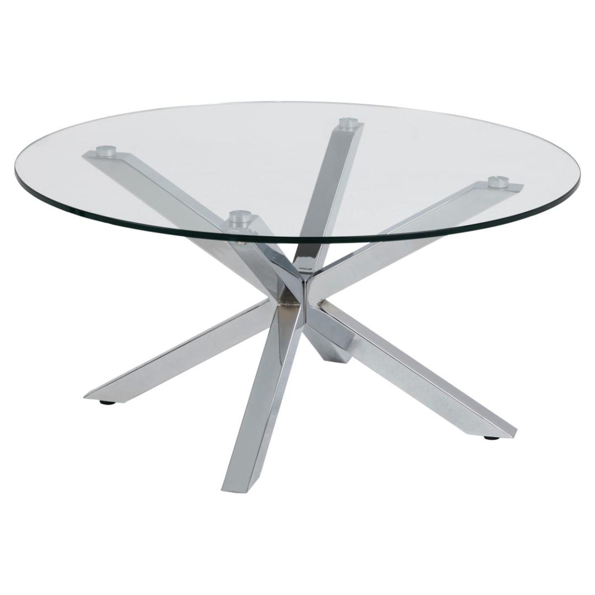 Verdun Soffbord 40x82x82 cm Krom