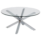 Verdun Soffbord 40x82x82 cm Krom