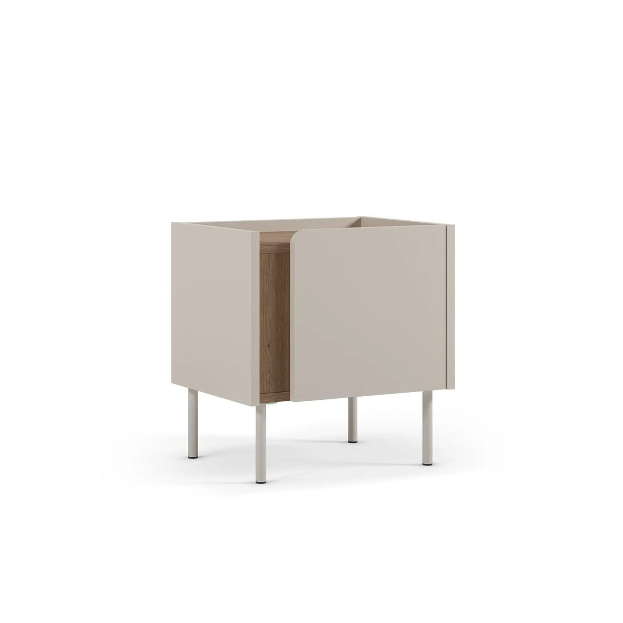 Lucile (45,5 x 47,8 x 35 cm) Nattduksbord Naturlig ek sandsten