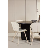 Strada, Lilja Oval matgrupp Beige, Svart, ⌀120