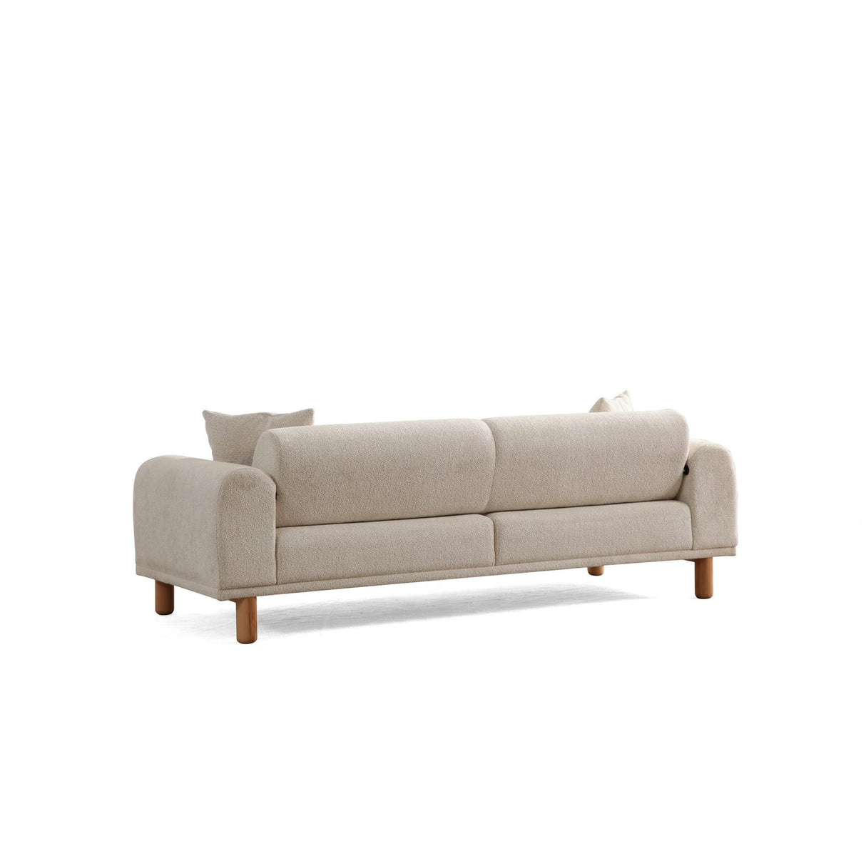 Accra 3-sits (228 x 88 x 75 cm) Creme 3-sits bäddsoffa