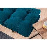 Helsingfors (155 x 85 x 70 cm) 2-sits bäddsoffa Petrolblå