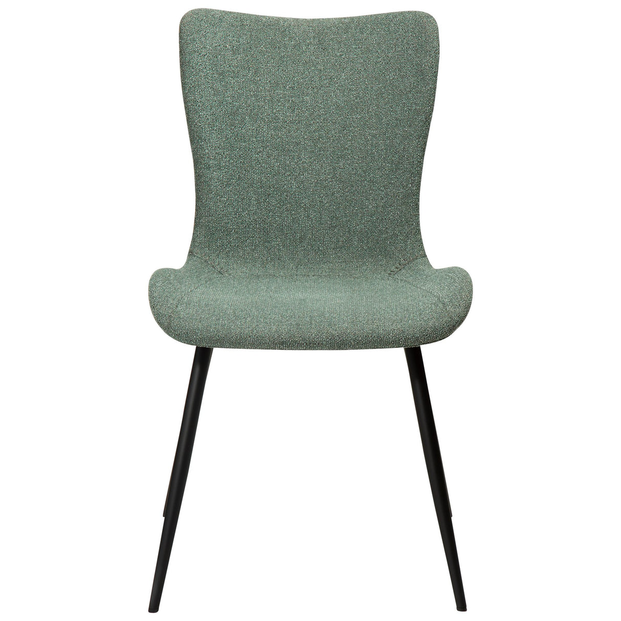 Medusa Stol Pebble Green Bouclé, Black