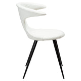 Flair Stol Snow Bouclé, Black