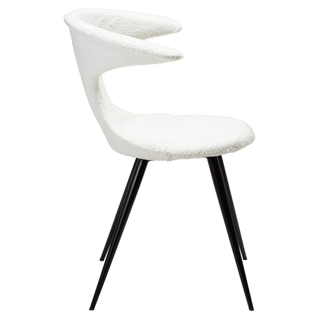 Flair Stol Snow Bouclé, Black