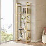 Asmara Bokhylla Marmor / Guld