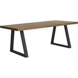 Eiken 200x100 cm Brun Matbord