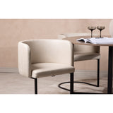 Durango, Simrishamn Rund matgrupp Beige,Svart, Svart, valnöt, ⌀120