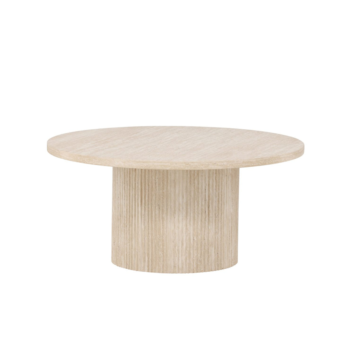 Härön Soffbord Beige, ⌀80