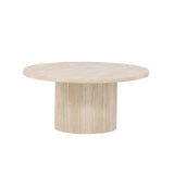 Härön Soffbord Beige, ⌀80