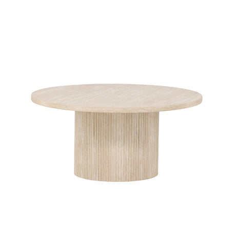 Härön Soffbord Beige, ⌀80