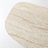 Praia (100 x 35 x 60 cm) Travertin Valnöt Skrivbord