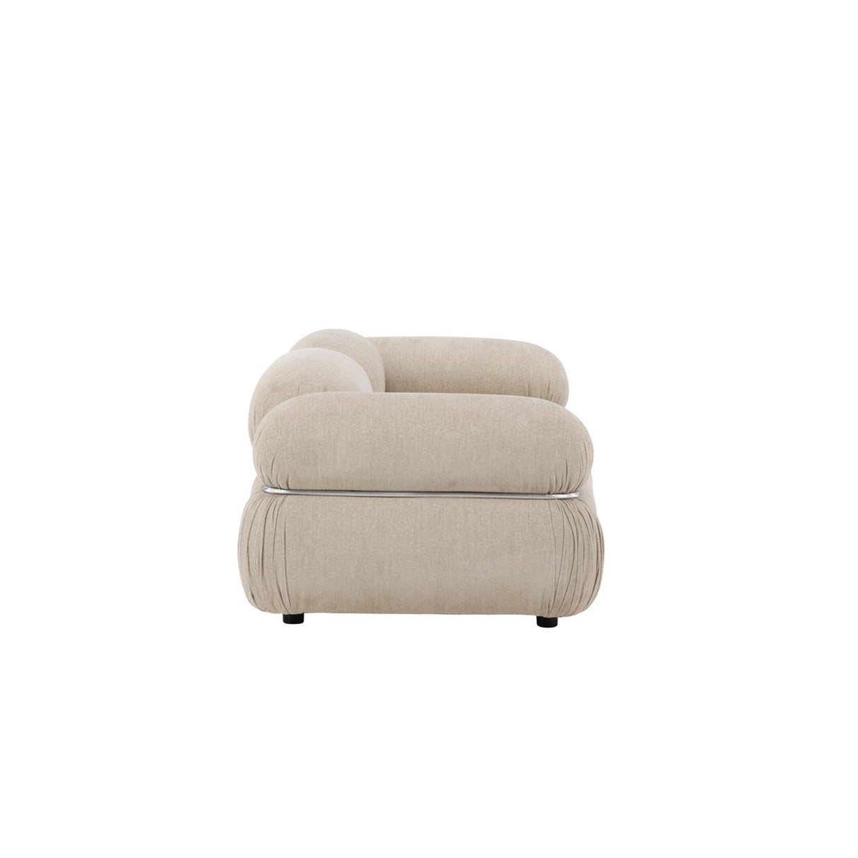 Mika 2-sitssoffa Beige, Silver