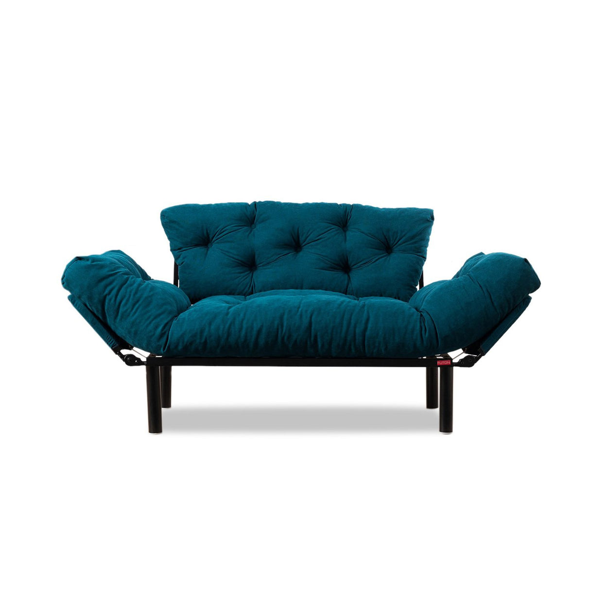Helsingfors (155 x 85 x 70 cm) 2-sits bäddsoffa Petrolblå