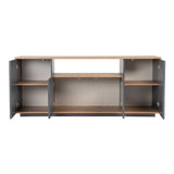 Asprilla Konsolbord Antracit / Atlantic Pine