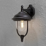 Parma E27 Vägglampa Ute Ned, Svart