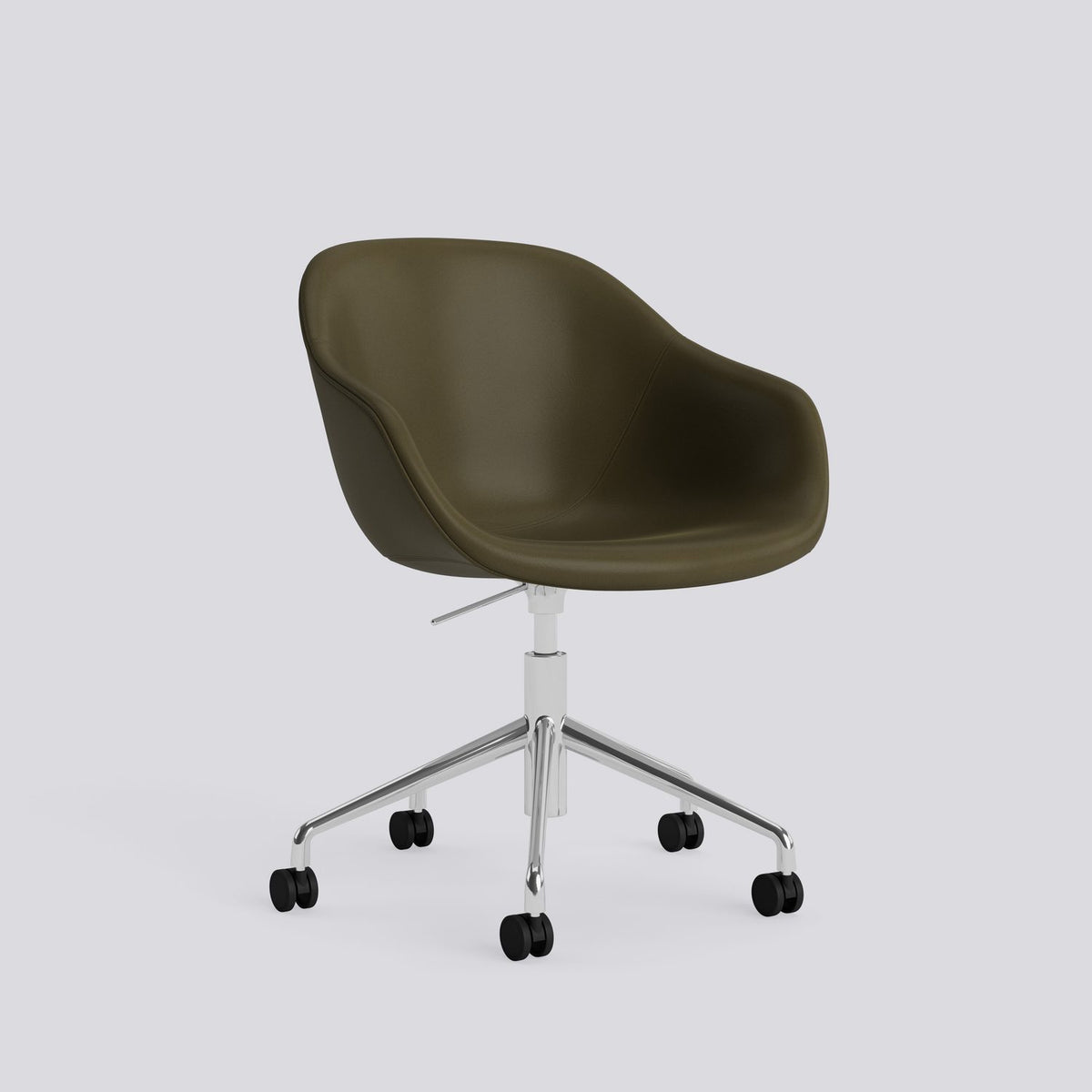 AAC 253 Kontorsstol Sense Forest, polerad aluminium