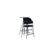 Bistro, Lui Rund matgrupp Svart, Svart, ⌀60