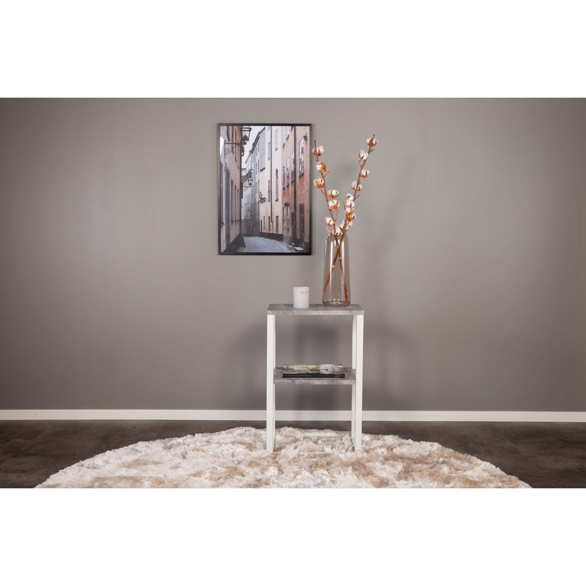 Rise Sidobord Vit, 45 x 30