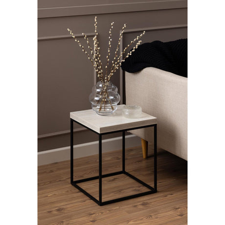 Vesterbro Soffbord 40x40 cm Travertin