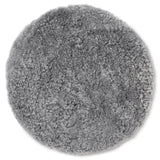 Curly 34Ø cm Sittdyna Charcoal Grey Silver