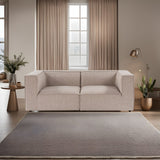 Reykjavik 2 (95 x 190 x 65 cm) 2-sitssoffa Sandbeige