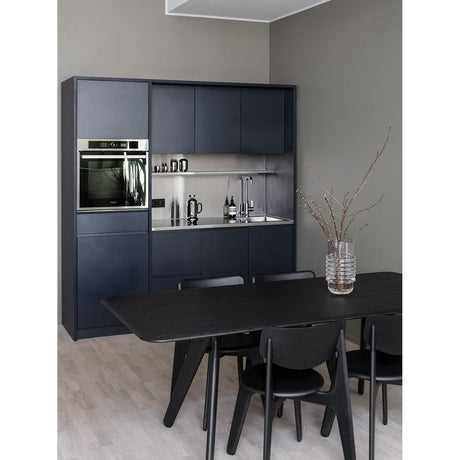 Slab Matstol Upholstered Black