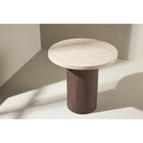 Megg Soffbord Beige, ⌀50